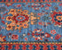 12 Ft Blue Aryana Afghan Hand Knotted Veg Dye Wool Runner Rug
